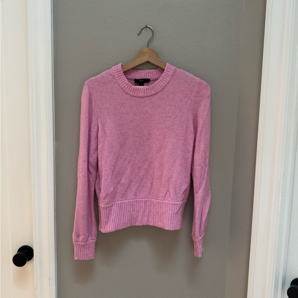 J. Crew Soft Pink Knit Sweater